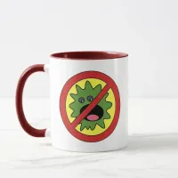 No Monsters Sign Mug