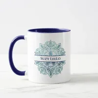 Galaxy Mandala Personalized Name Mug