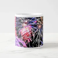 Fireworks Display Giant Coffee Mug