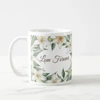 Love Forever,  Plumeria Coffee Mug