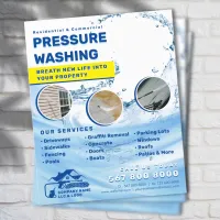 Pressure washing Power wash House cleaning  Flyer