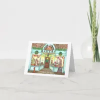 Christmas Bakery Window Small Card