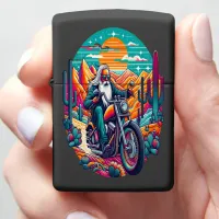 Desert Rider's Sunset Zippo Lighter