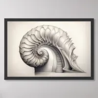 A Shell of Itself Framed Art