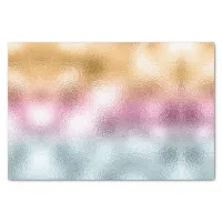 Glass Gradient and Splatter Monogram Pink ID444 Tissue Paper