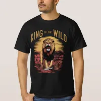 Lion With Words: King of the Wild T-Shirt