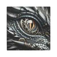 Steampunk Dragon Eye Closeup Ai Art