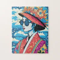 Fashionable Woman Jigsaw Puzzle