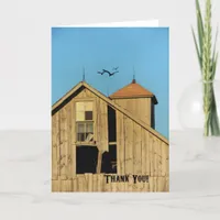 Thank You, Barn Thank You Card