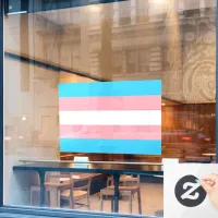 Transgender Flag LGBTQIA+ Flag   Window Cling