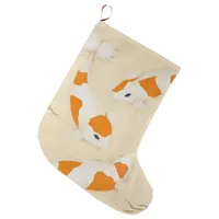 Kohaku Orange White Koi Carp Fishes Large Christmas Stocking