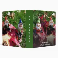 Garden Gnomes You Are Number Gnome Add Name Fall 3 Ring Binder