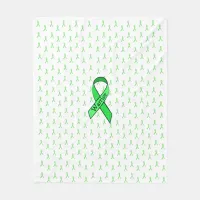 Lyme Disease Awareness Ribbon Warrior Blanket