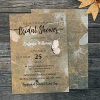 Dandelions and Butterflies Rustic Bridal Shower Invitation