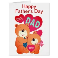 Bears Special Dad and Daughter Fathers Day