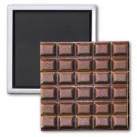 Chocolate Candy Bar Squares Magnet
