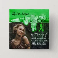 In Memory of My Daughter Lyme Memorial Button