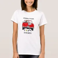 Retro Pop Art Mr & Mrs | Just Got Married   T-Shirt