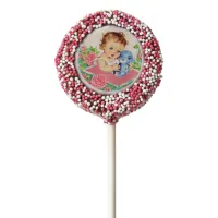 Vintage Baby Girl Pink and Blue Oreo Pops