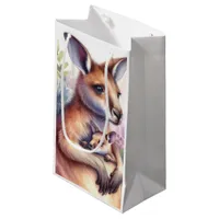 Wildlife Animals Kangaroo Small Gift Bag