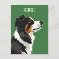 Reliable Australian Shepherd Postcard