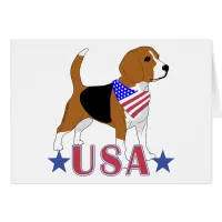 Patriotic All American USA Beagle