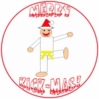 Martial Arts Yellow Belt Christmas Ornament