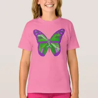 Kids 4 Lyme Disease  Butterfly Awareness Shirt