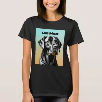 Black Lab | Lab Mom Dog Lover T-Shirt