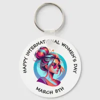 Happy International Women's Day | March 8th Keychain
