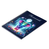 Neon Colorful Holographic Decorated Elephant | Notebook