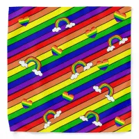 LGBT Rainbow striped Gay Pride Bandana