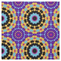 Colorful Stylish Modern Mosaic Geometric Pattern Fabric