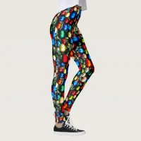 Christmas Ornaments Patterned Leggings