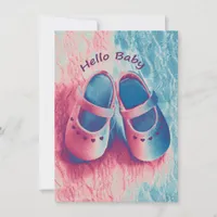 Hello Baby - charming Invitation