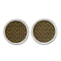 Christmas Hollies - Cufflinks