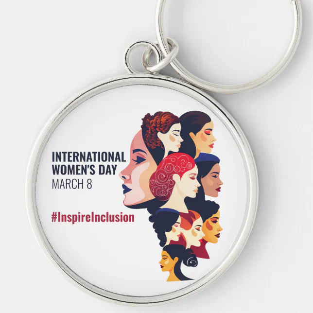 International Women's Day | IWD March 8  Keychain