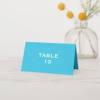 Modern Tropical Beach Coastal Wedding Place Card