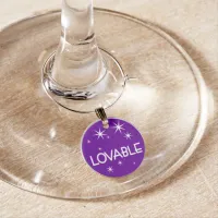 In the Mood Lovable Wine Charm