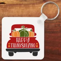 Thanksgiving Truck Keychain