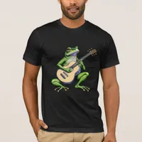 Funny Frog Playing Guitar T-Shirt