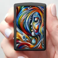 Woman In Color Zippo Lighter