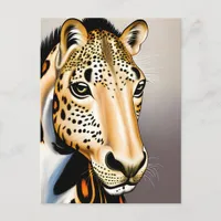 Leopard Appaloosa Funny AI Generated Art Postcard