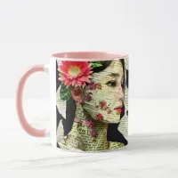 Pretty Woman Art Collage   Mug