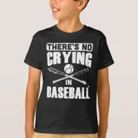 No Crying In Baseball Custom Name Jersey T-Shirt