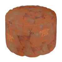 Southwest Canyons Petroglyphs Pouf