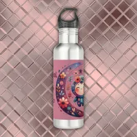 Mystical Boho Magic Maroon | Stainless Steel Water Bottle