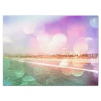 Santa Monica Beach - Sparkling Pink Photo Edit Tissue Paper