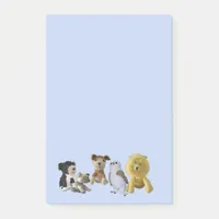 Note Pad - Group of Toy Animals