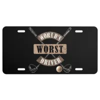 World's Worst Driver WWDa License Plate